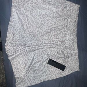 Leopard Print Lounge Shorts